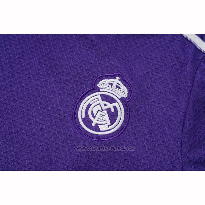 Chandal del Real Madrid Manga Corta 2025-2026 Purpura - Pantalon Corto